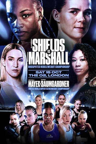 Poster for Claressa Shields vs. Savannah Marshall