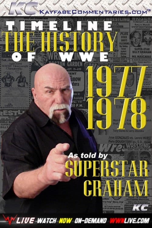 Poster for Timeline: The History of WWE – 1977-1978 – As Told By Superstar Graham