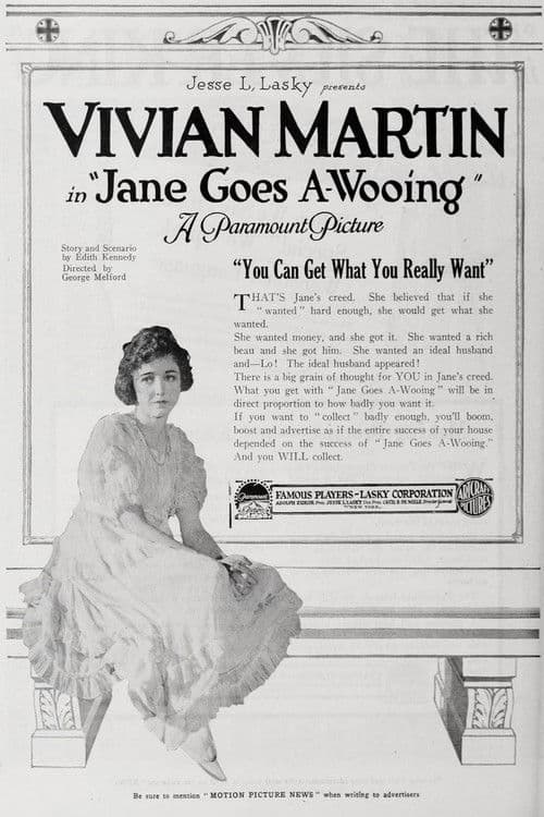 Poster for Jane Goes A-Wooing