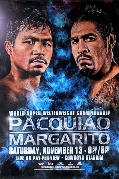 Poster for Manny Pacquiao vs. Antonio Margarito