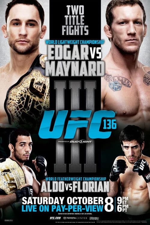 Poster for UFC 136: Edgar vs. Maynard III