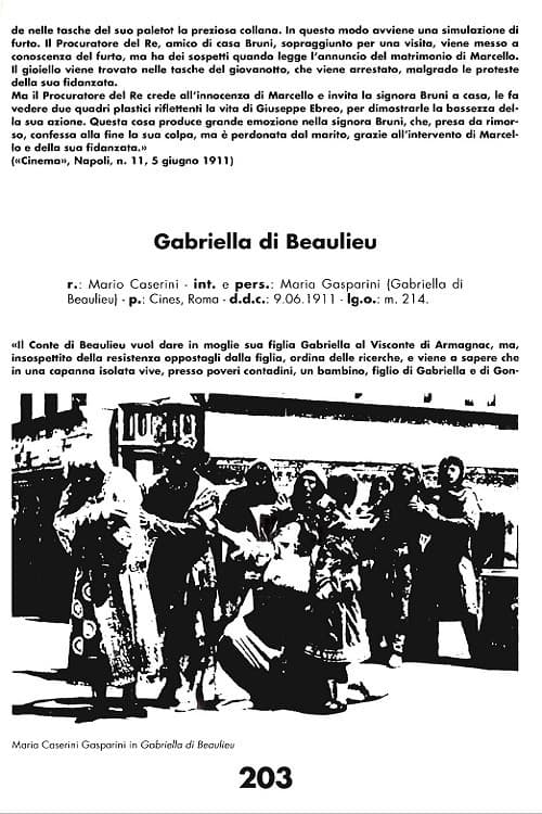 Poster for Gabriella di Beaulieu