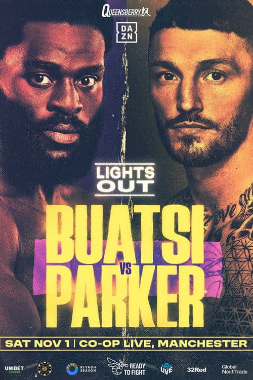 Poster for Joshua Buatsi vs. Zach Parker