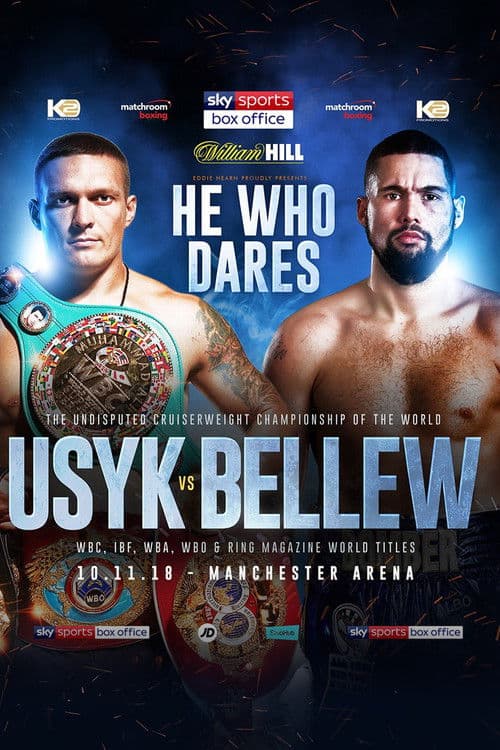 Poster for Oleksandr Usyk vs. Tony Bellew