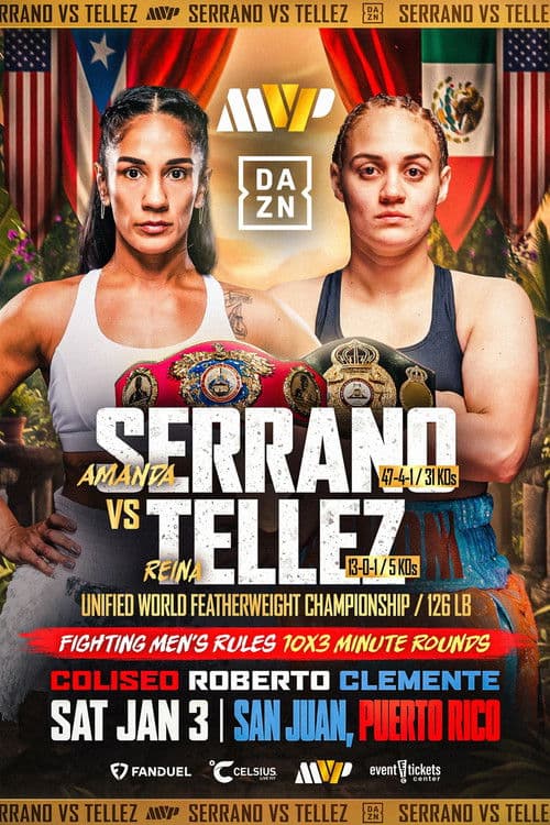 Poster for Amanda Serrano vs. Reina Tellez