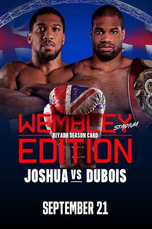 Poster for Anthony Joshua vs. Daniel Dubois