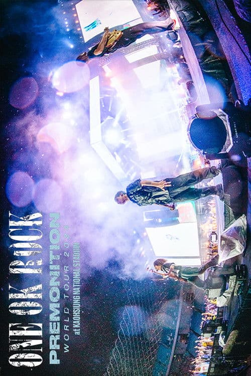 Poster for ONE OK ROCK 2024 PREMONITION WORLD TOUR at KAOHSIUNG NATIONAL STADIUM