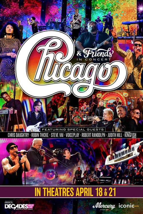 Poster for Chicago & Friends in Concert