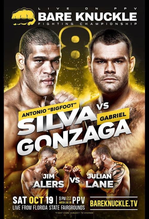 Poster for Bare Knuckle Fighting Championship 8
