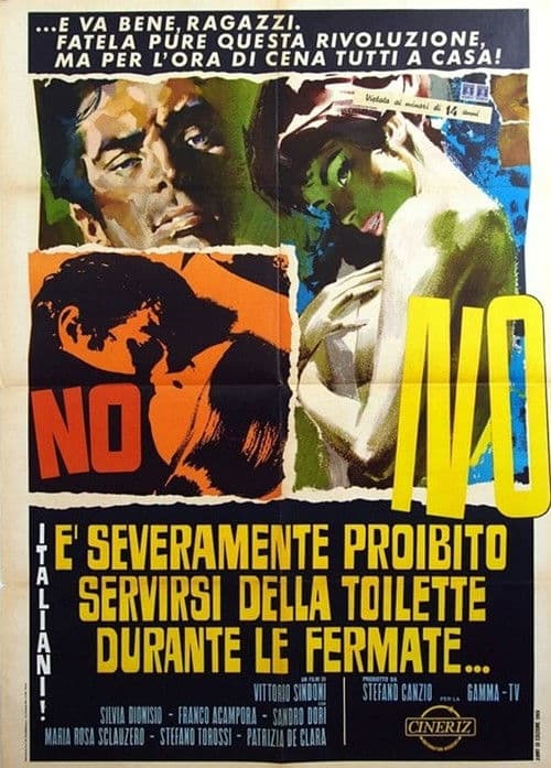 Poster for Italiani! È severamente proibito servirsi della toilette durante le fermate