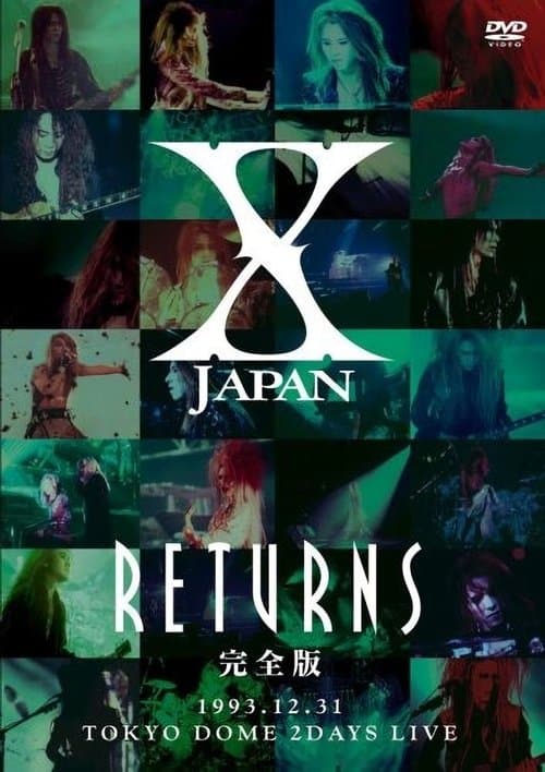 Poster for X JAPAN RETURNS 1993.12.31 Tokyo Dome 2 Days Live
