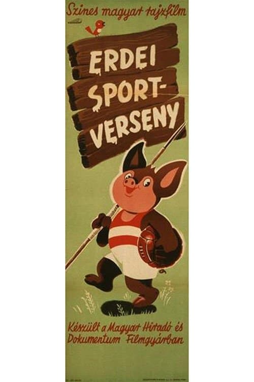 Poster for Sport Competition in the Forest