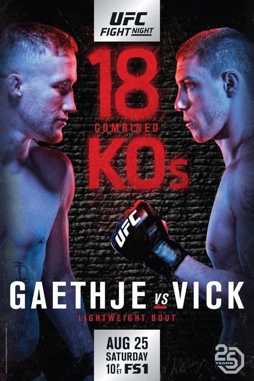 Poster for UFC Fight Night 135: Gaethje vs. Vick