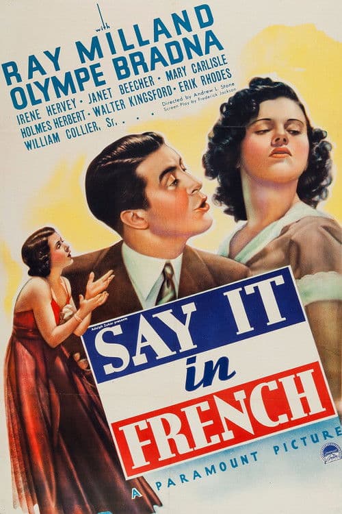 Poster for Say It in French