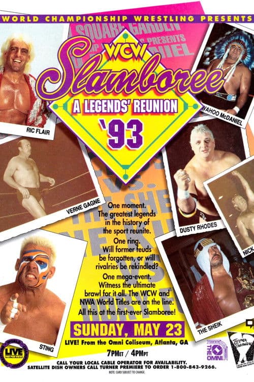 Poster for WCW Slamboree 1993