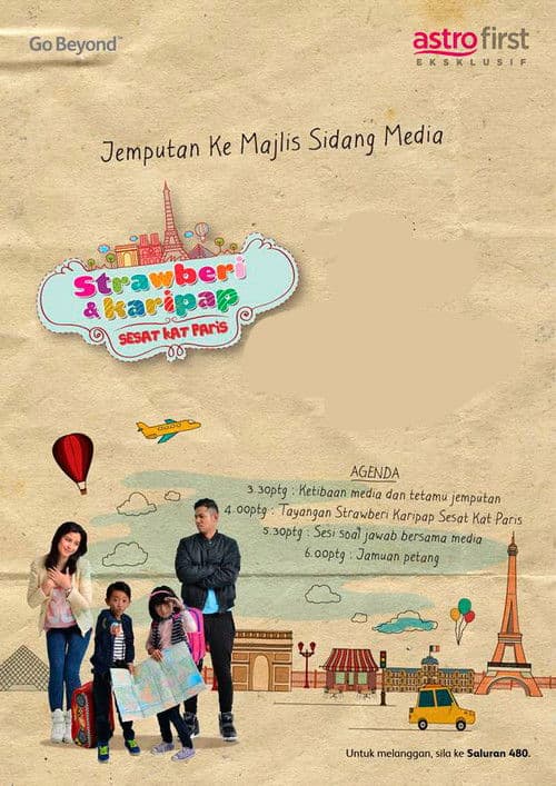 Poster for Strawberi Karipap Sesat Kat Paris
