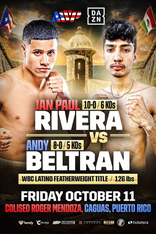 Poster for Jan Paul Rivera vs. Andy Beltran