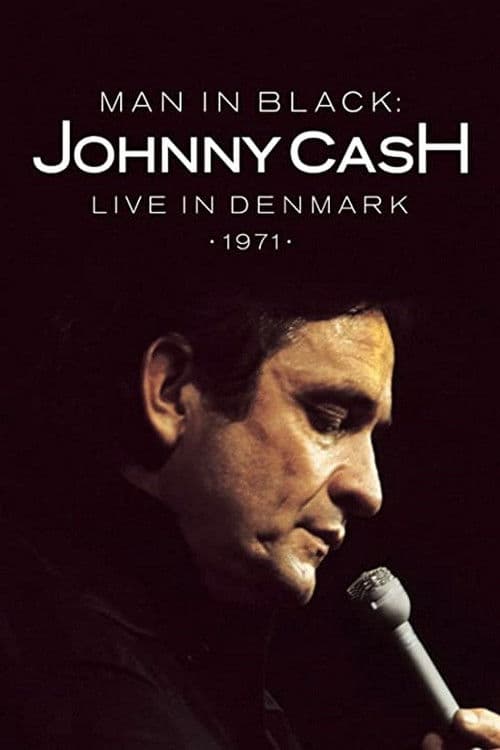 Poster for Johnny Cash in Copenhagen