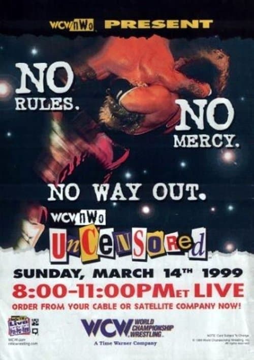 Poster for WCW Uncensored 1999