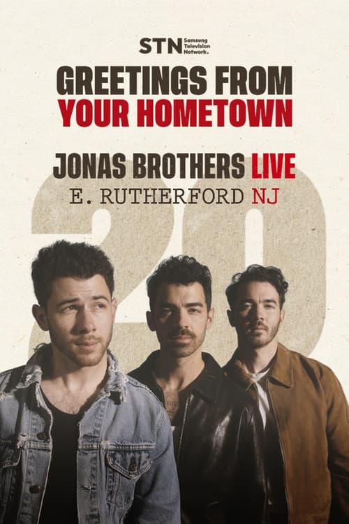 Poster for JONAS20 Greetings from Your Hometown - East Rutherford, NJ