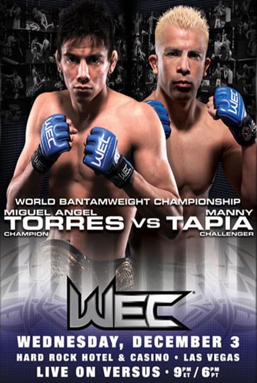 Poster for WEC 37: Torres vs. Tapia