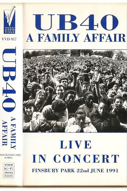 Poster for UB40 Live at Finsbury Park