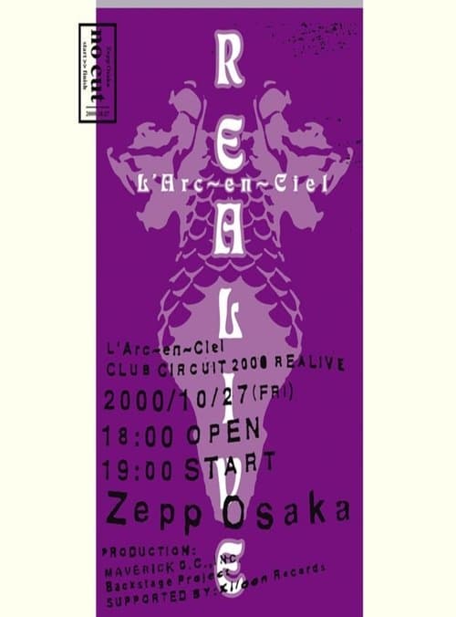 Poster for L'Arc-en-Ciel: Club Circuit 2000 Realive -No Cut-