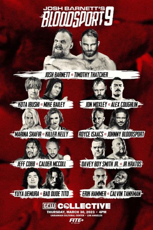 Poster for GCW Josh Barnett's Bloodsport 9