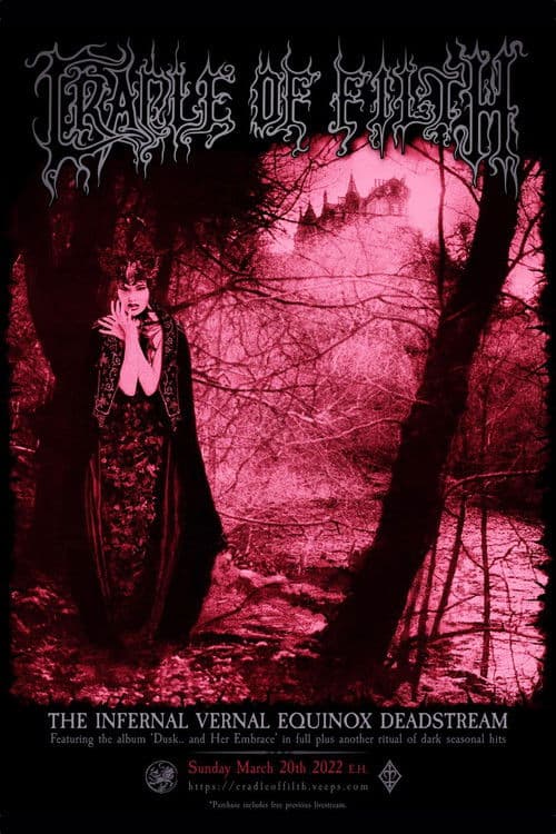 Poster for Cradle of Filth - The Infernal Vernal Equinox Deadstream