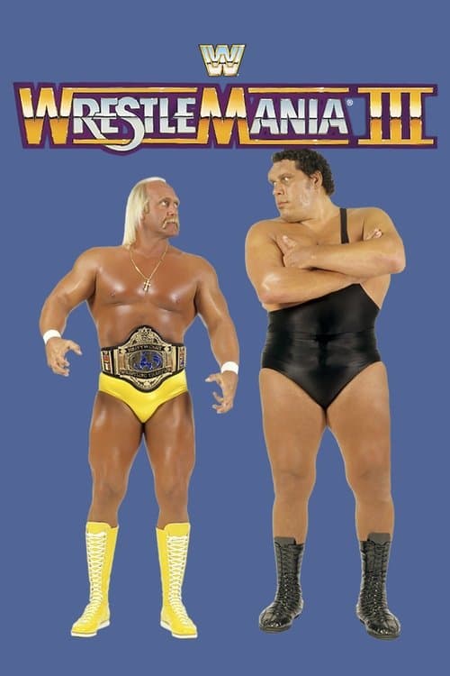 Poster for WWE WrestleMania III