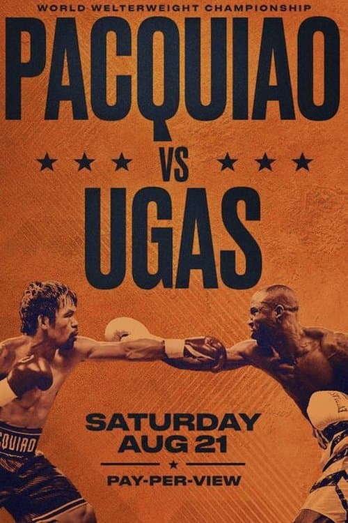 Poster for Manny Pacquiao vs. Yordenis Ugás