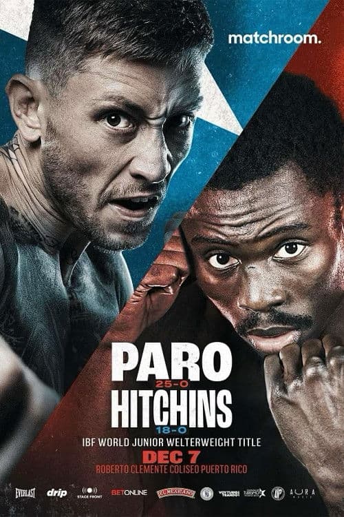 Poster for Liam Paro vs. Richardson Hitchins
