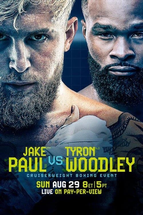 Poster for Jake Paul vs. Tyron Woodley