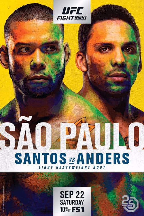 Poster for UFC Fight Night 137: Santos vs. Anders