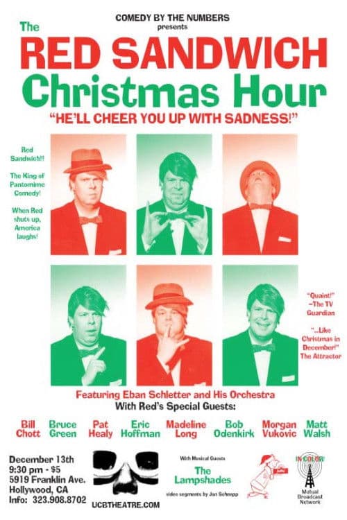 Poster for The Red Sandwich Christmas Hour