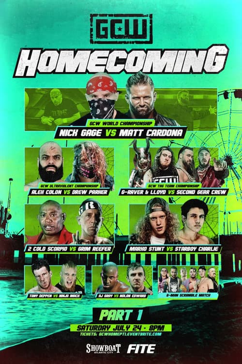 Poster for GCW Homecoming Part I