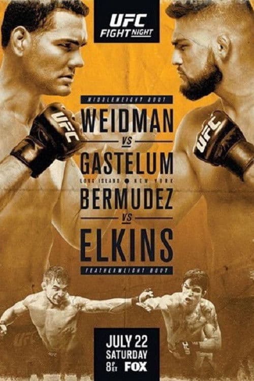 Poster for UFC on Fox 25: Weidman vs Gastelum