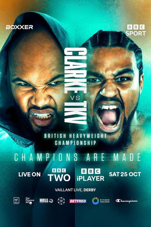 Poster for Frazer Clarke vs. Jeamie TKV