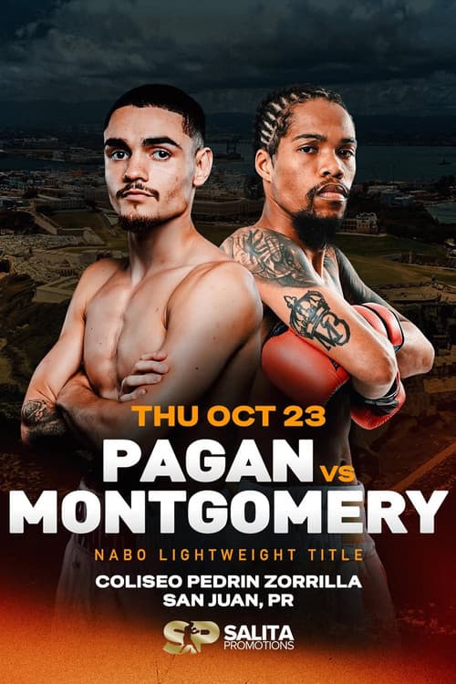 Poster for Joshua Pagan vs. Maliek Montgomery