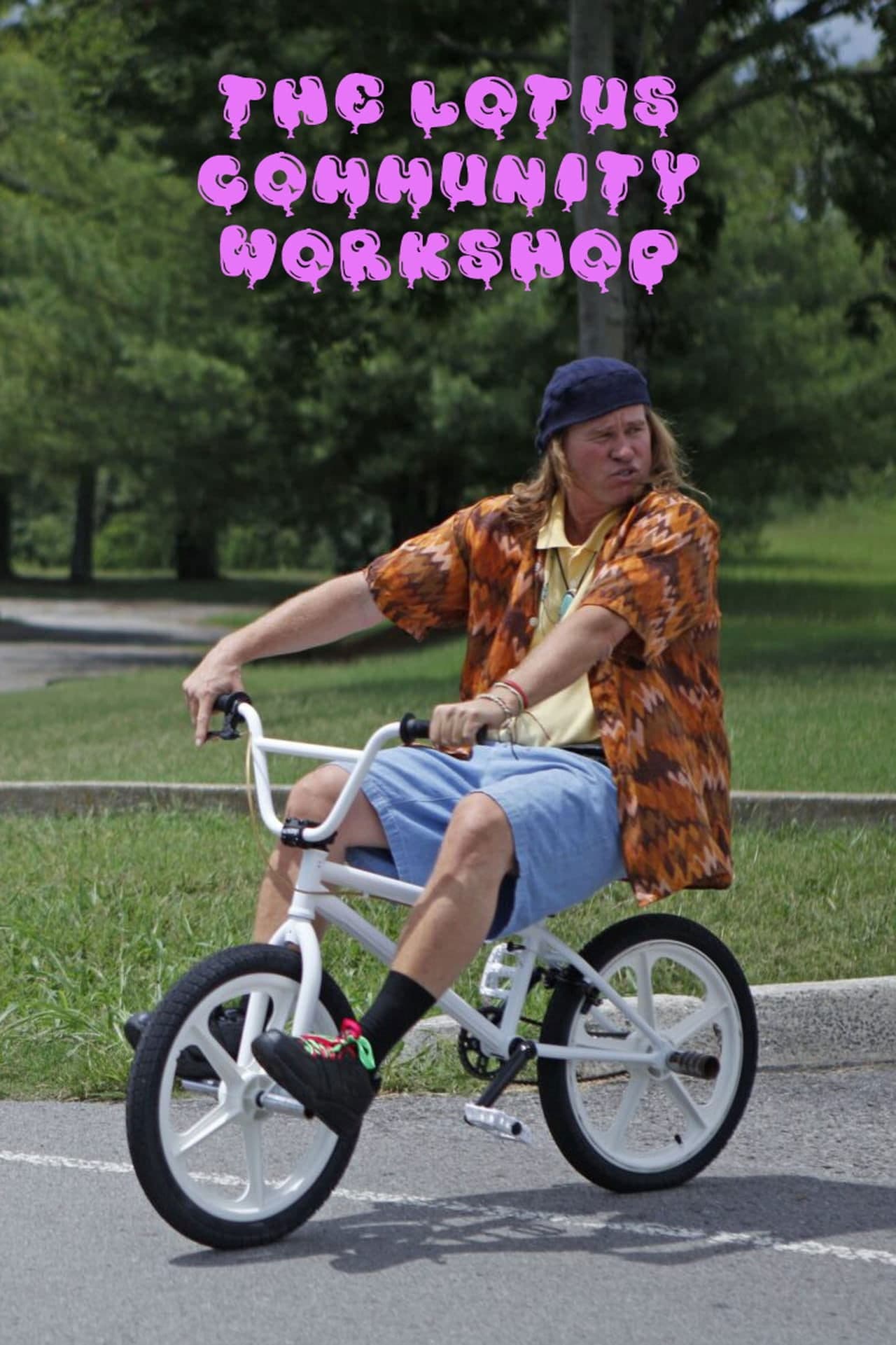 Poster backdrop for The Lotus Community Workshop