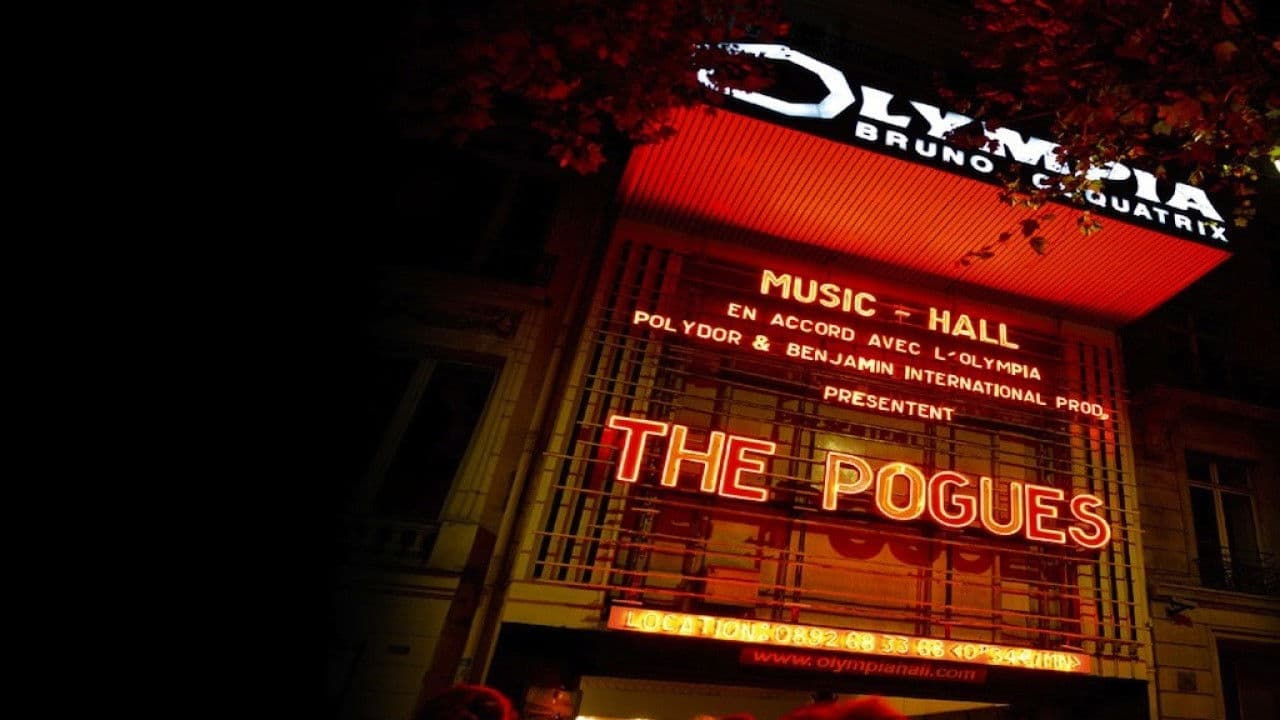Poster backdrop for The Pogues in Paris: 30th Anniversary Concert
