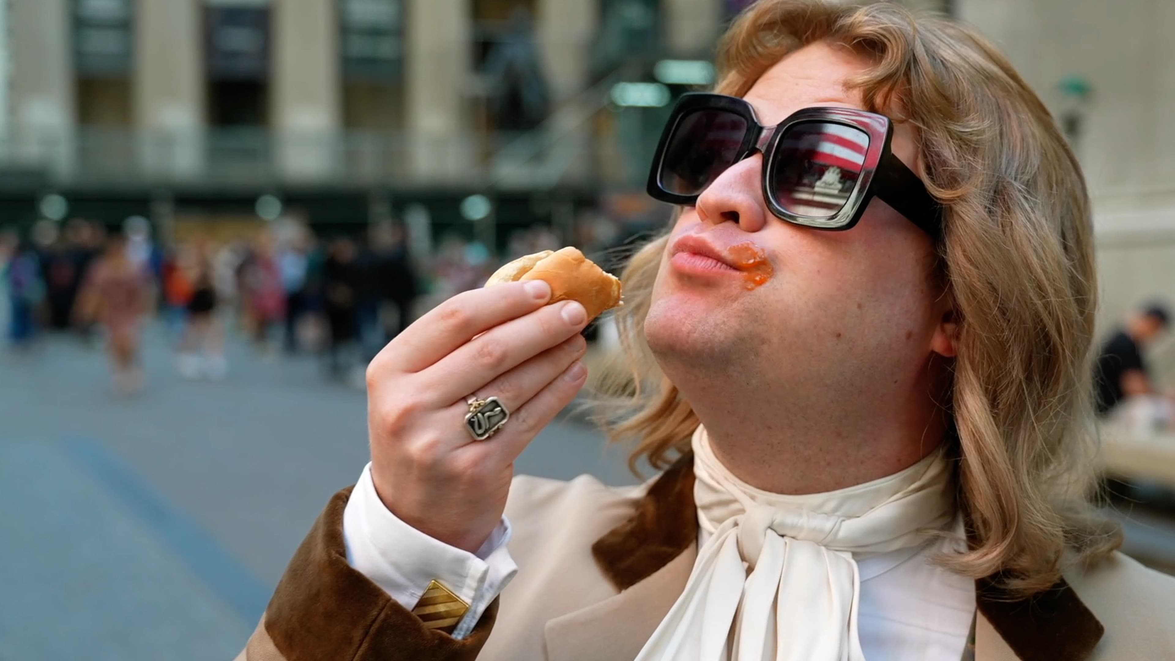 Poster backdrop for Oscar Wilde About America