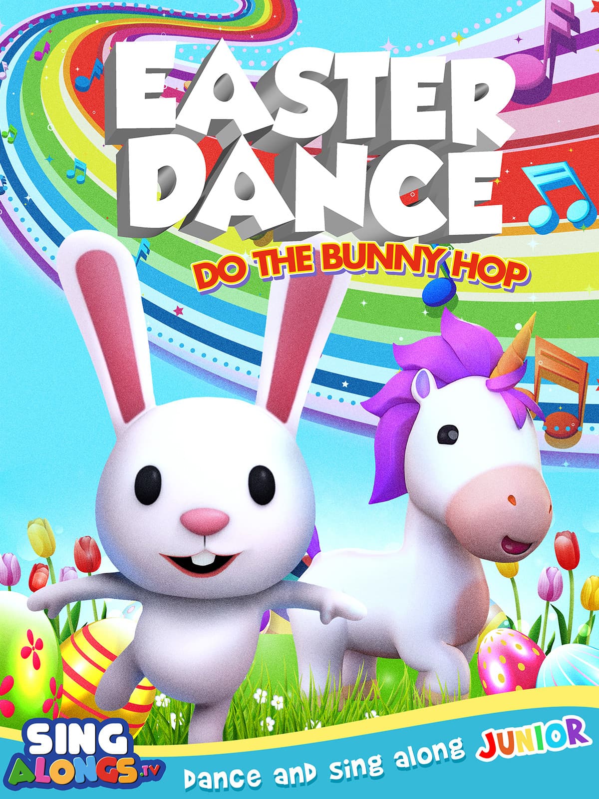 Poster backdrop for Easter Dance: Do The Bunny Hop