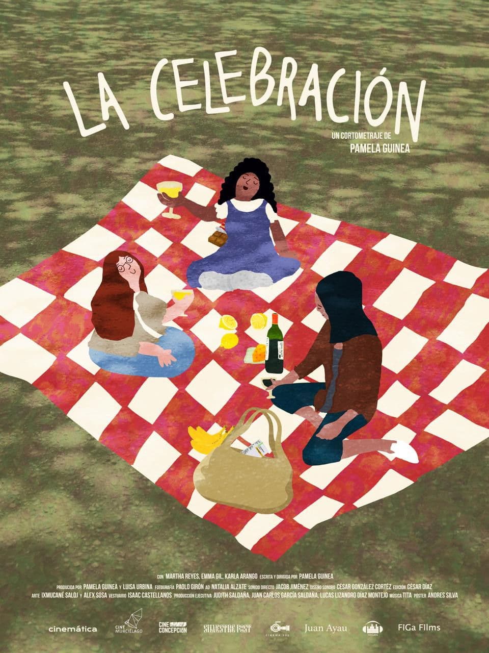 Poster backdrop for La celebración