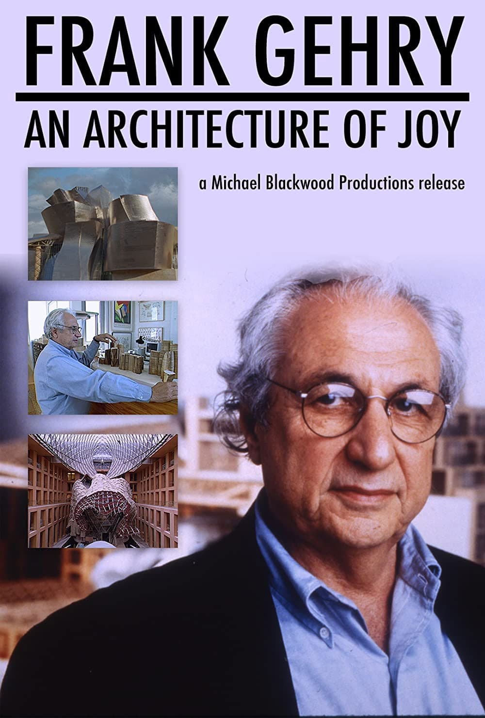 Poster backdrop for Frank Gehry: An Architecture of Joy