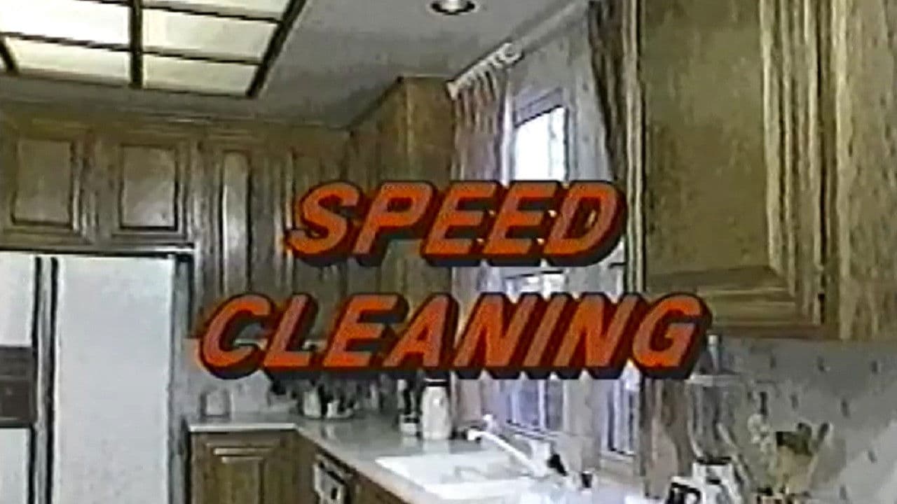Poster backdrop for Speed Cleaning