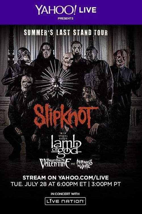 Poster backdrop for Slipknot - Live at DTE Energy Music Theatre 2015