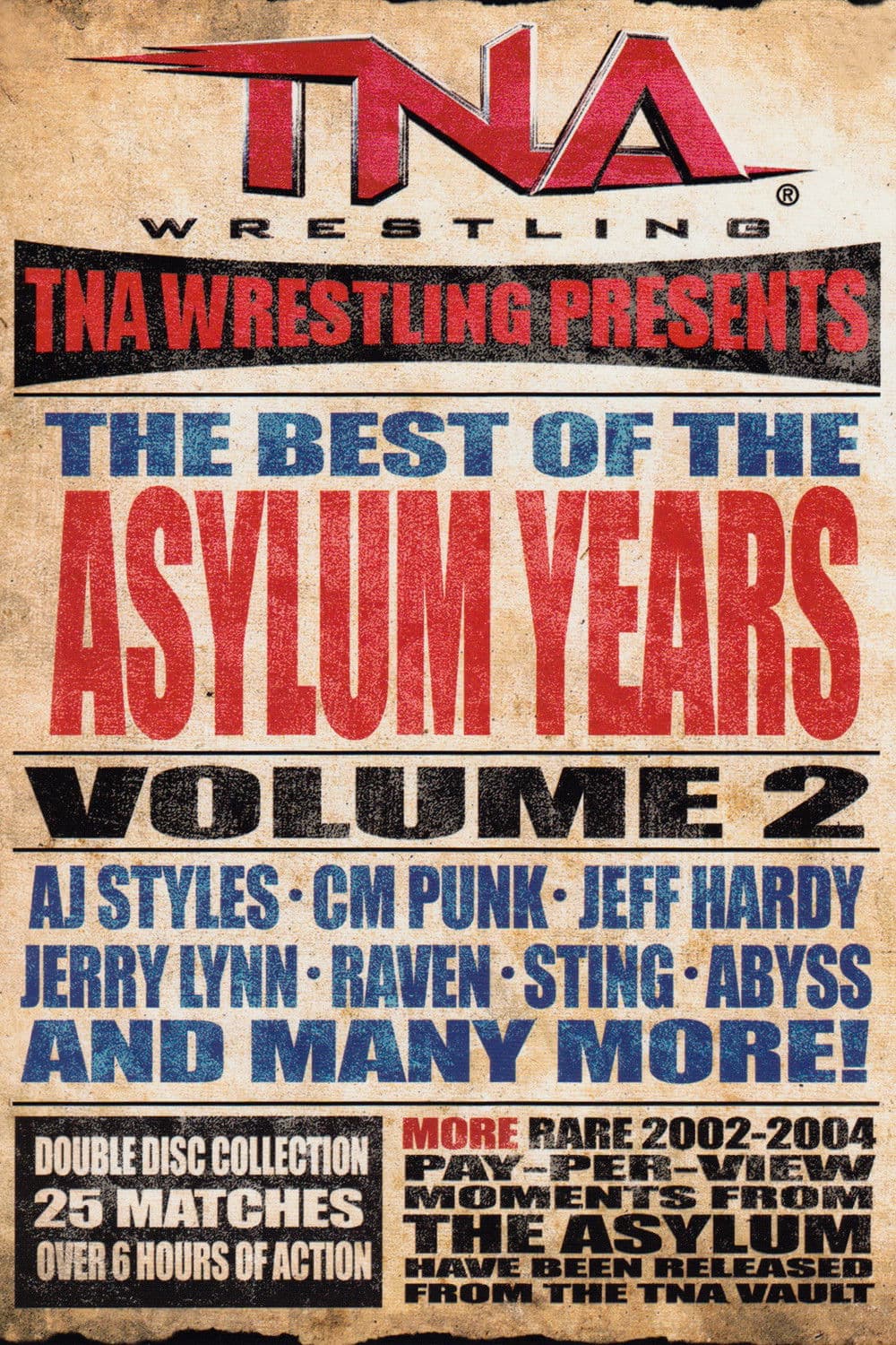 Poster backdrop for TNA: Best of the Asylum Years, Vol 2