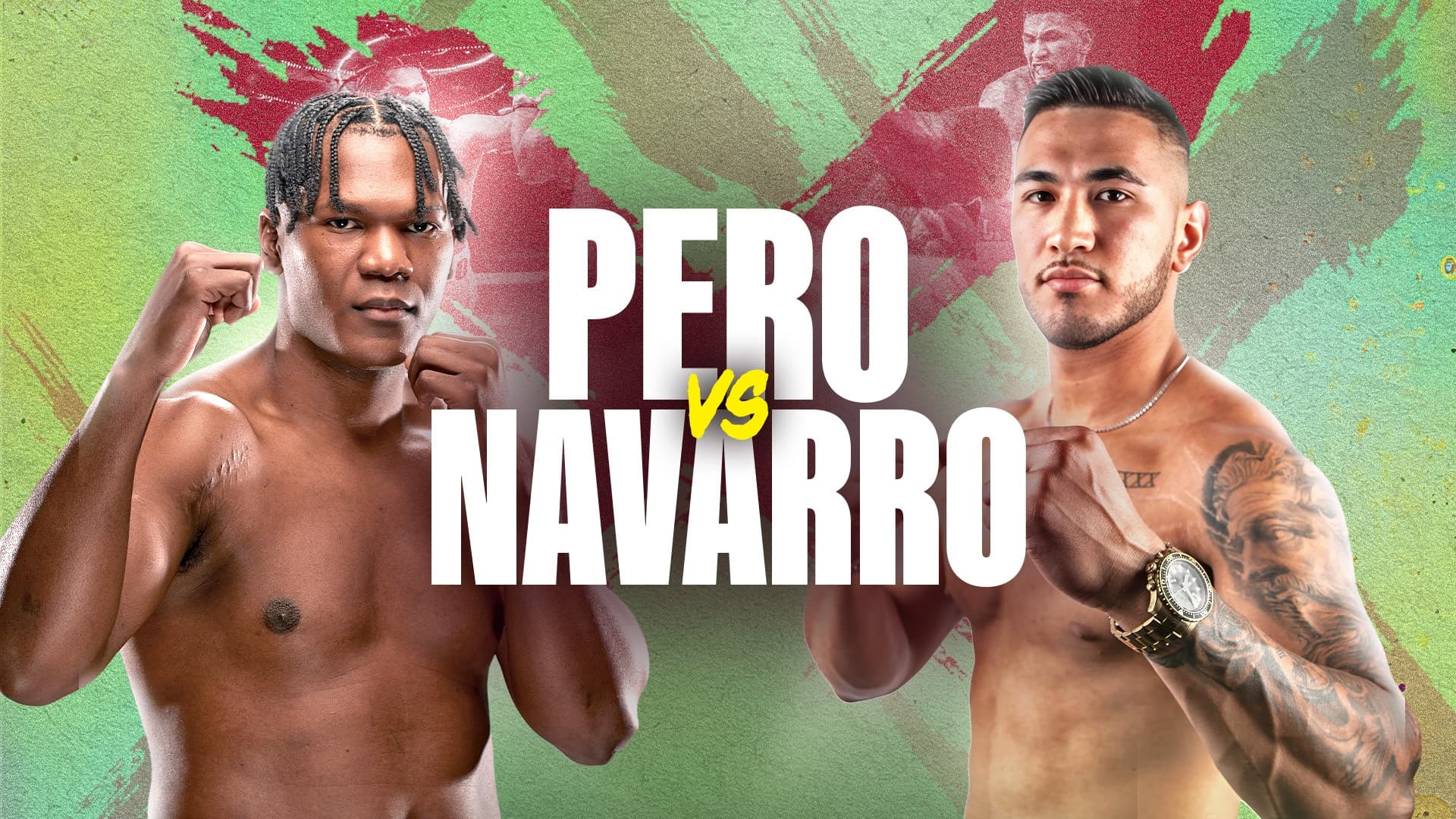 Poster backdrop for Dainier Pero vs. Cesar Navarro