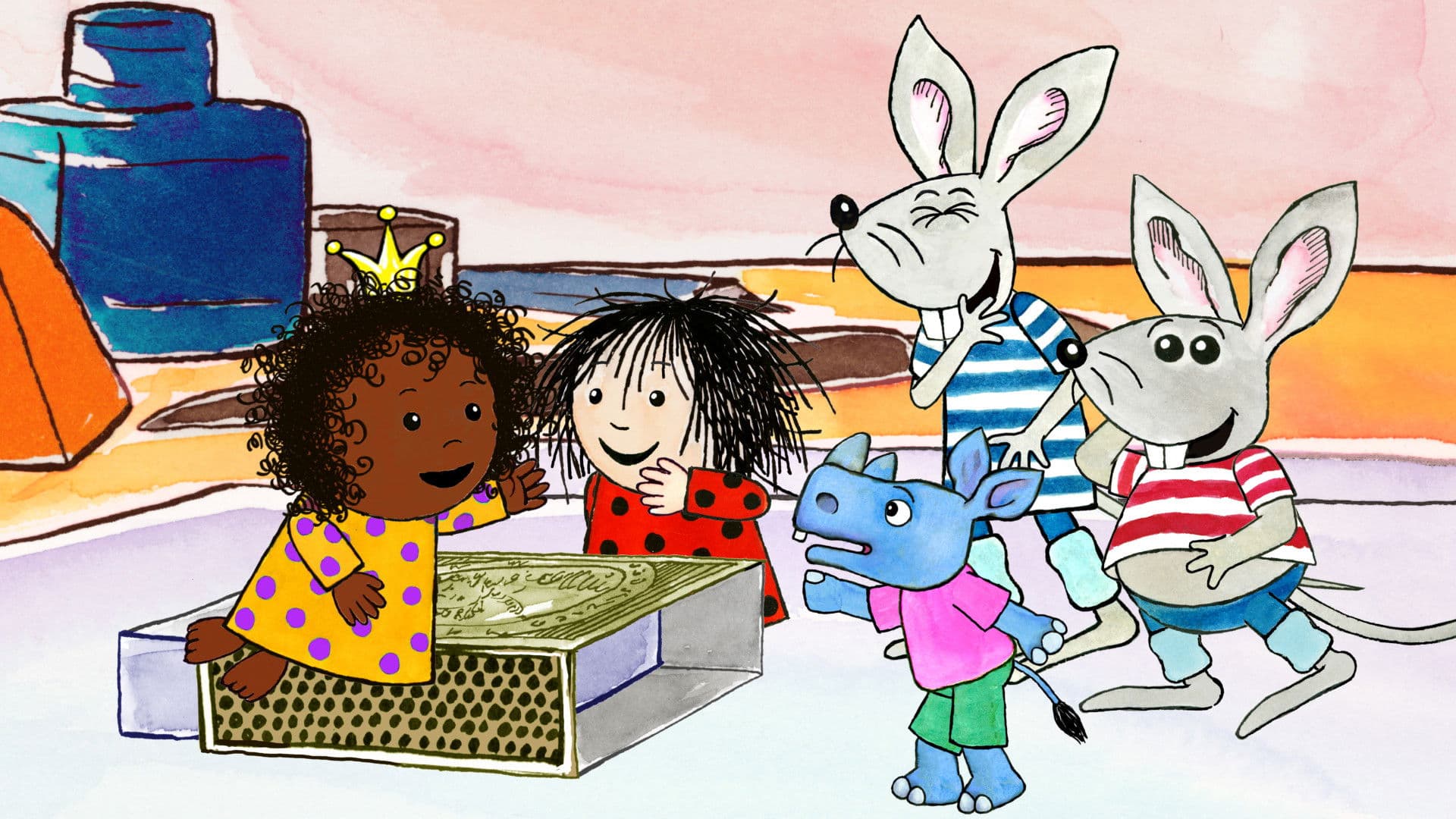 Poster backdrop for Circleen, Coco and the Wild Rhinoceros